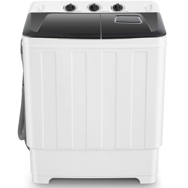 Homdox 4.1 Cubic Feet cu. ft. High Efficiency Portable Washer & Dryer Combo White Wayfair